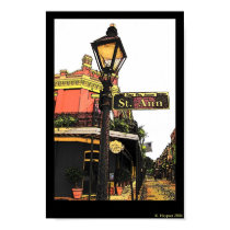 New Orleans Street Corner St. Ann posters by chippyART New Orleans Street Corner St. Ann posters