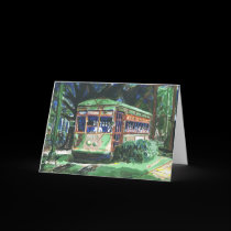 New Orleans Streetcar Hanukkah Card