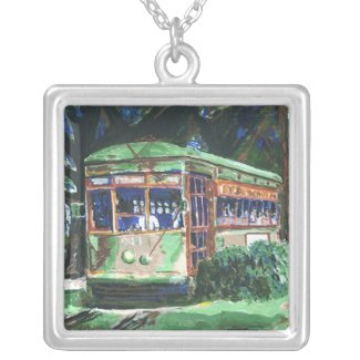 New Orleans Streetcar necklace