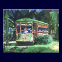 New Orleans Streetcar Painting posters