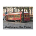 New Orleans Streetcar Postcard postcard