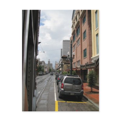 New Orleans Streetcar Ride Postcard by lalagniappe