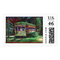New orleans Streetcat Christmas postage by figstreetstudio New orleans Streetcat Christmas postage