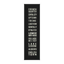 New Orleans Subway Art canvas prints