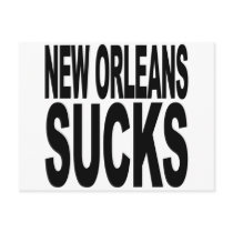 New Orleans Sucks postcards