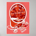 New Orleans Symbols French Quarter Meter Cover Print