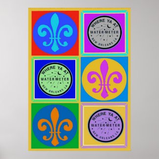 New Orleans Symbols print