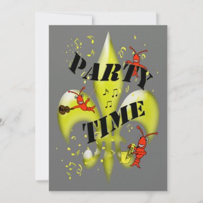 New Orleans themed Party Invitation by EnchantedBayou