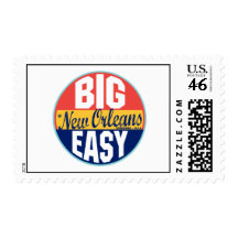 New Orleans Vintage Label Postage Stamps
