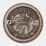 New Orleans Water Meter Cover Fridge Magnets