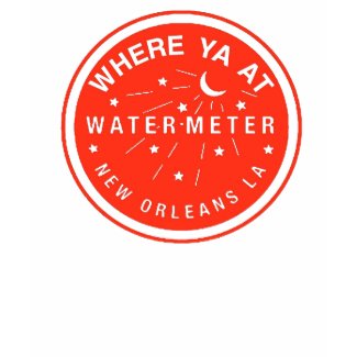New Orleans Water Meter Cover Red shirt