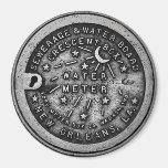 New Orleans Water Meter Lid Fridge Magnets