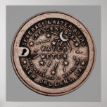 New Orleans Water Meter Wall Art Posters