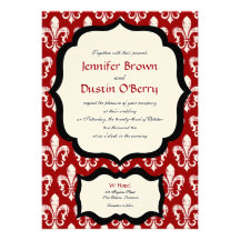 New Orleans Wedding Invitation