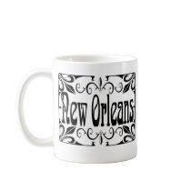 New orleans Wrought Iron mugs by figstreetstudio New orleans Wrought Iron mugs