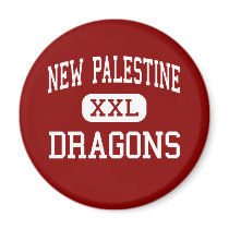 New Palestine - Dragons - High - New Palestine magnets by customteamsportswear New Palestine - Dragons - High - New Palestine magnets