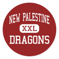 New Palestine - Dragons - High - New Palestine stickers by customteamsportswear New Palestine - Dragons - High - New Palestine stickers