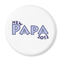 New Papa 2012 magnets