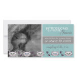 New Pet Adoption Announcement Photo Card Template