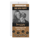 New Pet Adoption Announcement photo cards by noteworthy New Pet Adoption Announcement photo cards