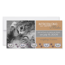 New Pet Birth Announcement photo cards