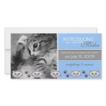 New Pet Birth Announcement photo cards