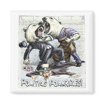 New  Politics Polarize by Yes Politics Suck Magnet