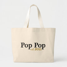New Pop Pop est 2011 Canvas Bag