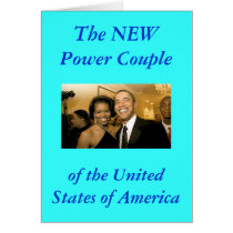 NEW Power Couple of the United States Greeting Cards