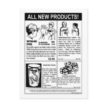 New products post card