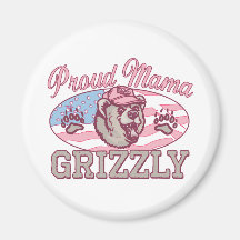 New Proud Mama Grizzly Magnets