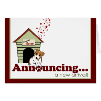 new puppy announcement new puppy note cards zazzle new puppy announcement new puppy note cards zazzle