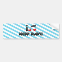 New Rave fan Bumper Sticker