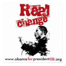 NEW Real Change_RED, www.obama, for, president,... posters by SupportBarackObama NEW Real Change_RED, www.obama, for, president,... posters