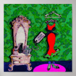 New Red Dress ~ Poster / Print