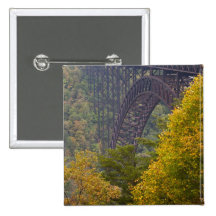 New River Gorge Bridge, New River Gorge Pinback Button