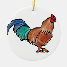 New Rooster Ornament