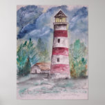 new sapelo lighthouse poster