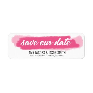 New Save the Date Return Address Labels