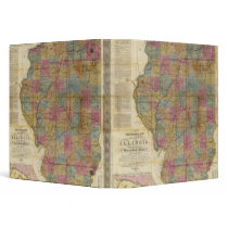 New sectional map of the state of Illinois 2 3 Ring Binders