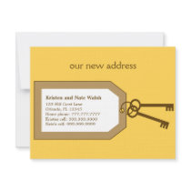 New Set of Keys Moving Announcement