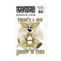 New Sheriff in Town Postage Stamps