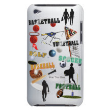 New Sports Collage iPod Touch Barely There Case iPod Case-Mate Cases