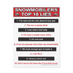 New-top-10-lies-Large-Red Post Card