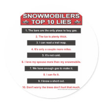 New-top-10-lies-Large-Red stickers by snomotease New-top-10-lies-Large-Red stickers