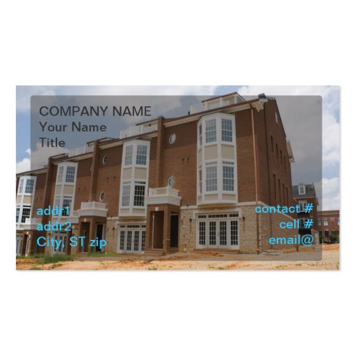 New Upscale Apartments Business Cards