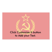 New Ussr, Democratic Republic of the Congo flag Business Cards