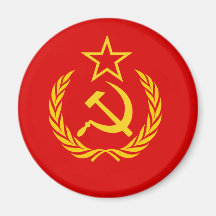 New Ussr, Democratic Republic of the Congo flag Magnet