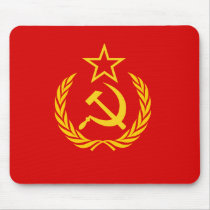 New Ussr, Democratic Republic of the Congo flag mousepads