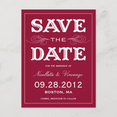 NEW VINTAGE | SAVE THE DATE ANNOUNCEMENT POSTCARDS